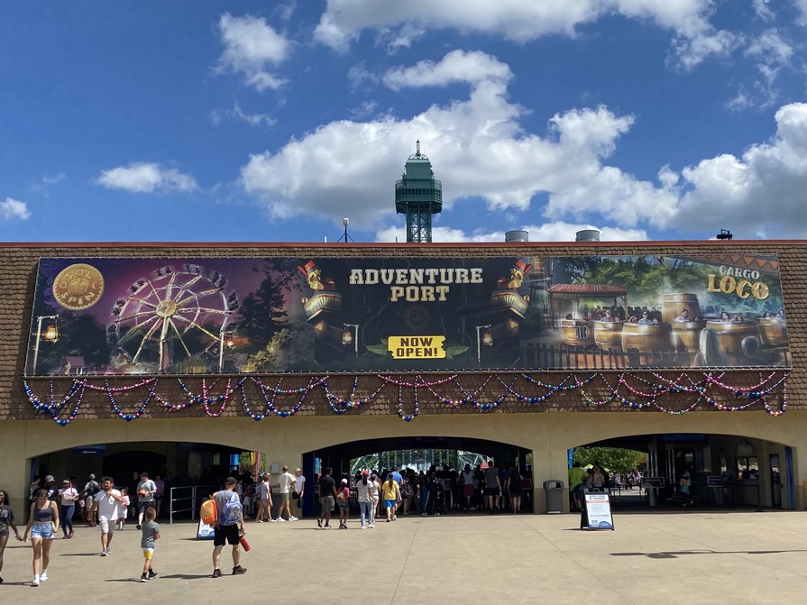 Kings
      Island is showing off its new Adventure Port themed fun zone.