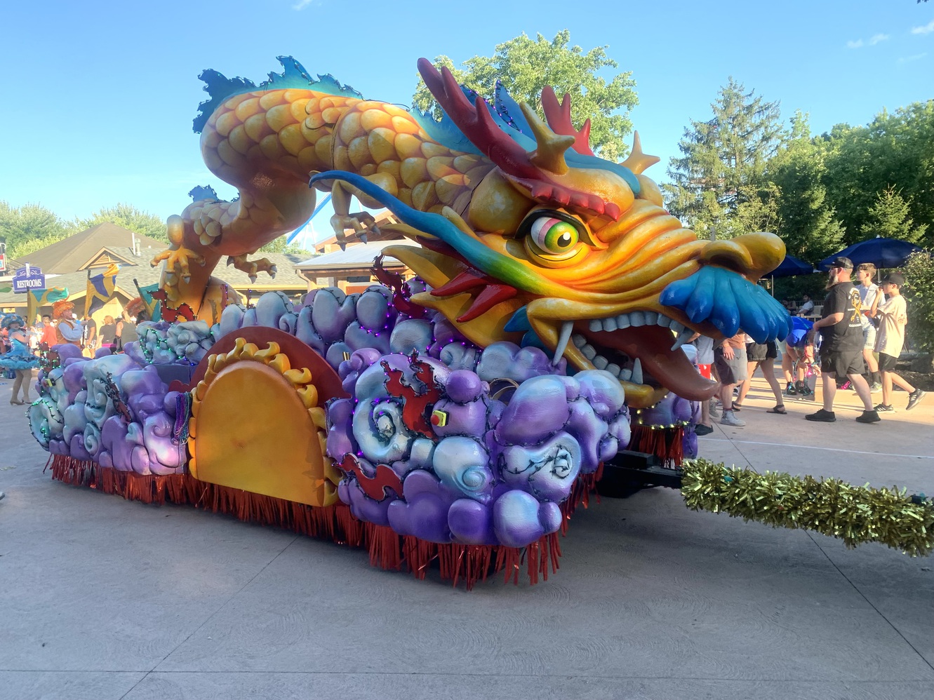 This
      is the Dragon float from Thailand.