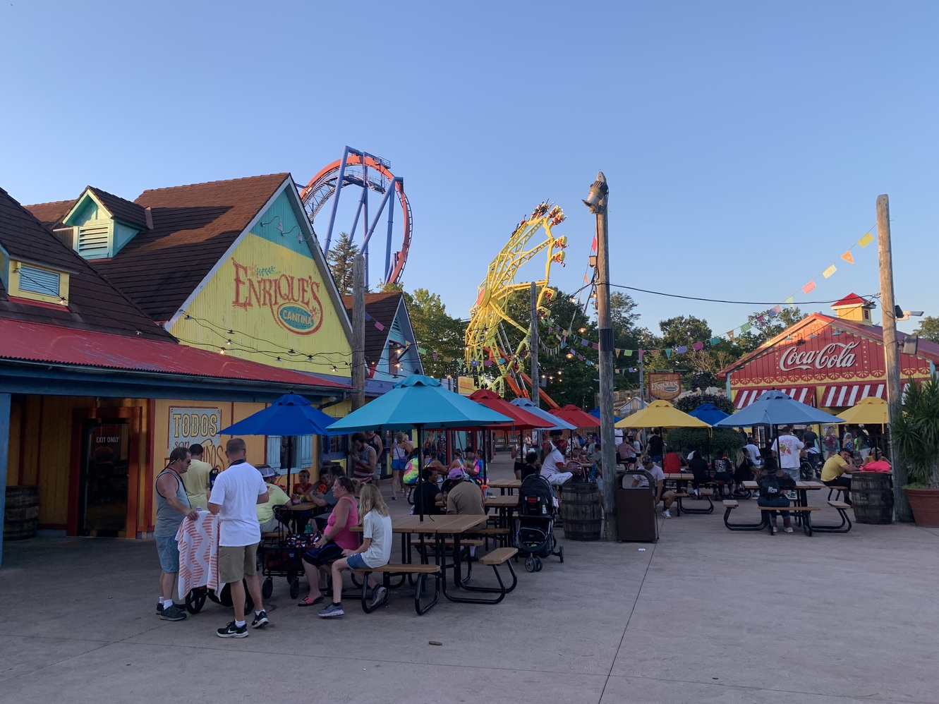 The
      sun is setting on Adventure Port.