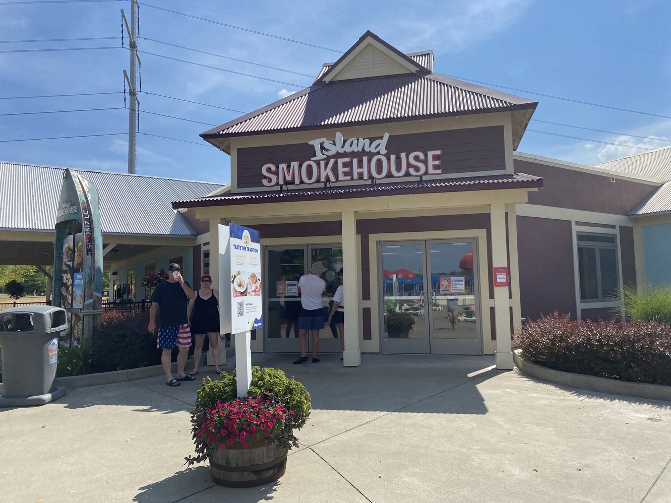 This is Soak City's Island Smokehouse.